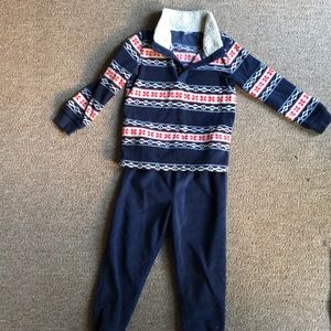 Polyester boys sweatsuit